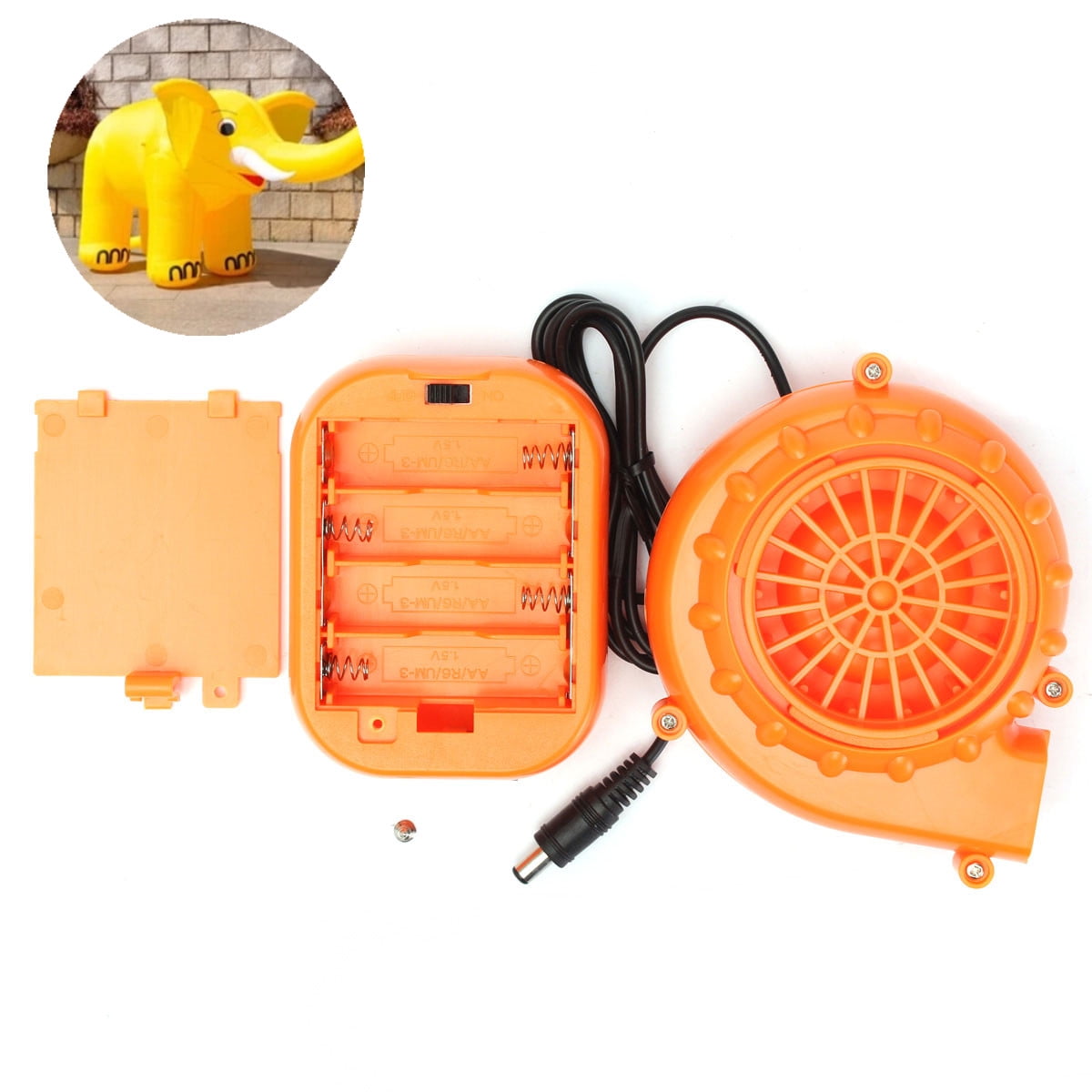 Mini Fan Blower For Home Office Mascot Head Inflatable Costume 6V