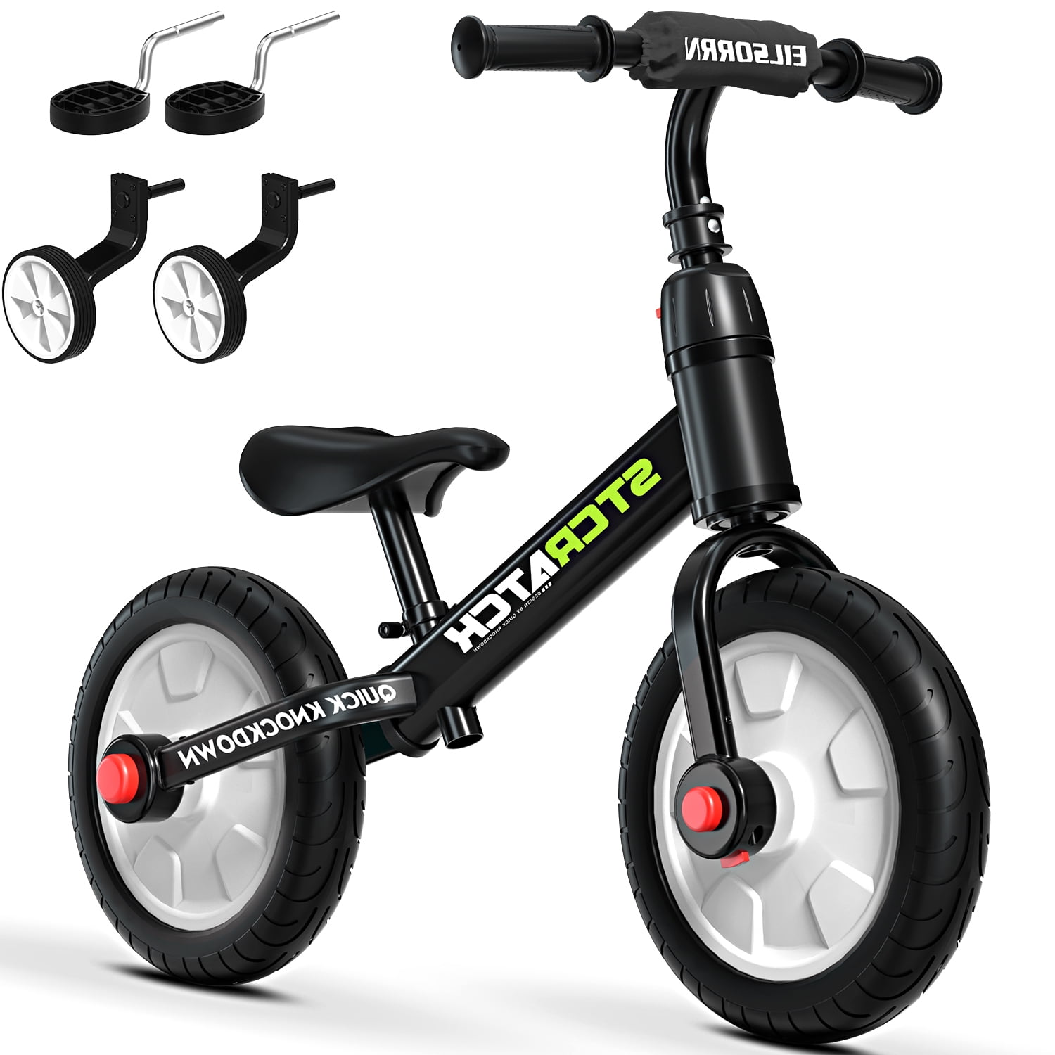 TSJUN Toddler Balance Bike Training Height Adjustable Bicycle for