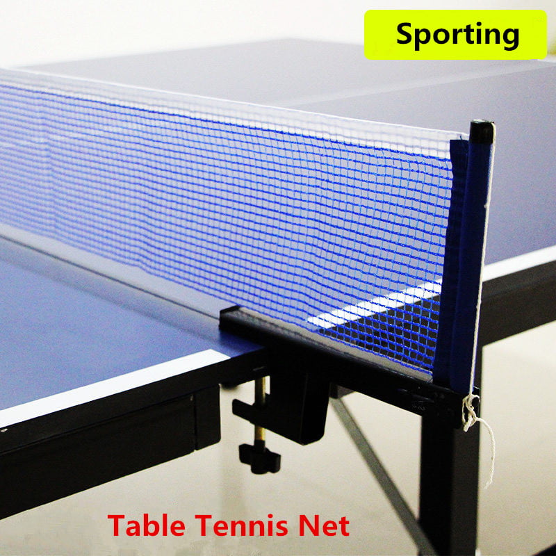 Retractable Table Tennis Ping Pong Net with Post Clamp Stand Replacement Set Kit 