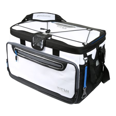 Arctic Zone 48 Can Titan Deep Freeze Zipperless Hardbody Portable Cooler, White