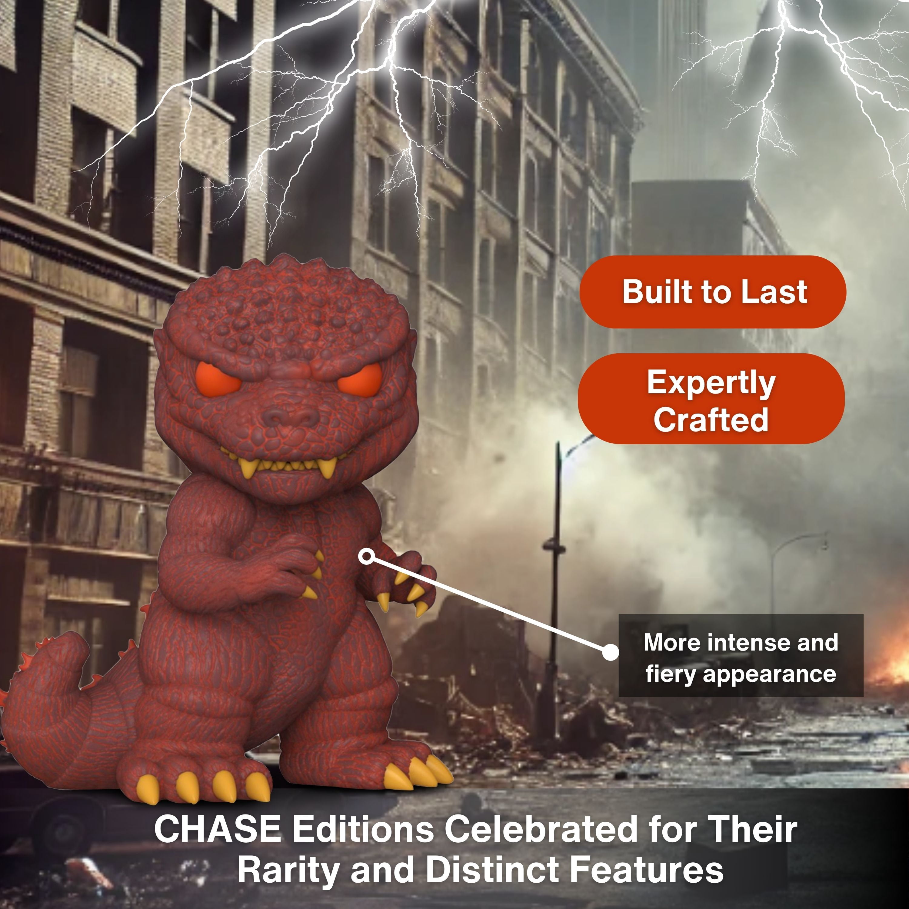 Funko Pop! Movies Godzilla (1984) 70th Anniversary Chase L.E. Vinyl Figure 1663