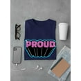 thumbnail image 3 of Proud Purple Banner T-Shirt Men -Smartprints Designs, Male Small, 3 of 4