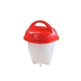 thumbnail image 1 of 1pcs/set Egg Cooker Non Stick Silicone Hard Soft Maker Boiled Eggs without the Shell, 1 of 7