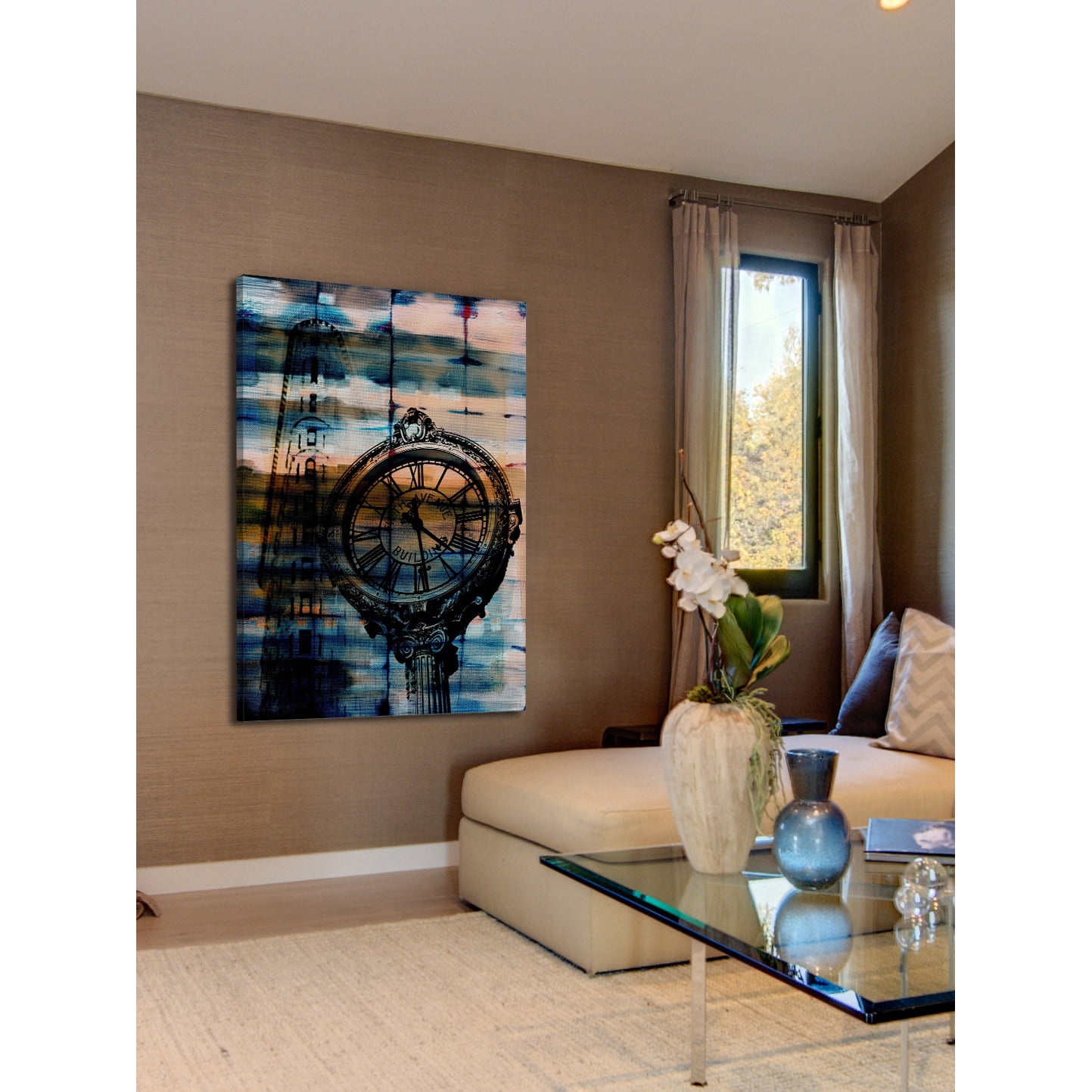 Parvez Taj "Fifth Avenue Building" Print on Canvas