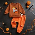 thumbnail image 4 of JFOPQVSM Boys' Set Halloween Clothing Round Neck Hoodie Two Piece Set Spring and Clothing, 4 of 9
