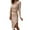 Beige, variant on SRZYMJ Women's 2 Piece Fall Outfits Set Long Sleeve Crop Top Bodycon Slit Midi Skirt Sets Ribbed Knit Winter Dress