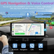 Carpuride W903 Portable Wireless Carplay & Android Auto with Dash Cam - 9.3 HD IPS Screen, 4K Front Camera