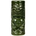 thumbnail image 1 of Taza Tiki de cerámica, estilo polinesio, 350 ml, color verde, 1 of 2