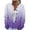 Purple, variant on Lightweight Ombre Cardigan Sweaters for Women Loose Fit Casual Long Sleeve Tie Dye Gradient Priint Button Down Knitted Open Front Sweater Outwear Tops Yellow XXXL