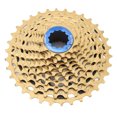 thumbnail image 4 of 11 Velocidades 34T Volante de Bicicleta Acero de Alta Resistencia Rotación Suave Cassette de Velocidad de Bicicleta de Carretera Silenciosa para Ciclismo Oro, 4 of 10