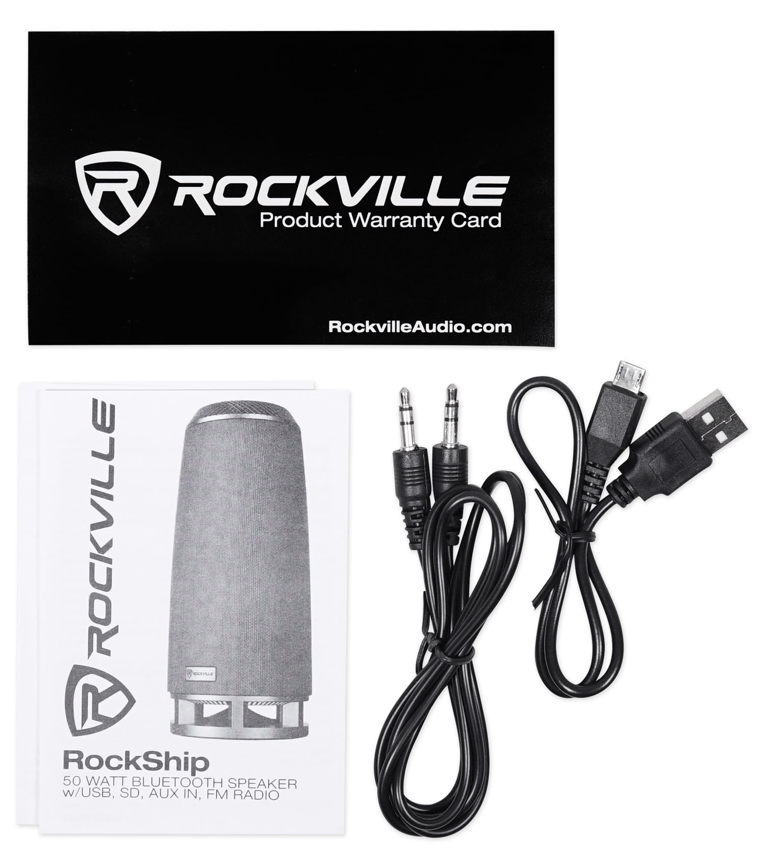 rockville rockship 50 watt portable bluetooth speaker