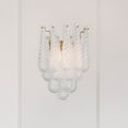 thumbnail image 4 of Crystorama Lighting Group OLL-6002-AG-BH Ollie 2 Light 19" Tall Wall Sconce - Aged Brass /, 4 of 7