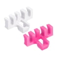 thumbnail image 1 of Uxcell Badminton Stringing Racquet Load Spreader Adapter Racket Stringing Machine Tool, White/Pink 2 Pack, 1 of 6