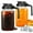 black, variant on 2 Pack 32OZ Mason Jars with Lid, Glass Pitcher Double Leak Proof with Pour Spout Handle, 1 Quart Wide Mouth Breast Milk Pitcher for Fridge, Creamer Container for Coffee, Sun Tea, Juice
