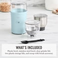 thumbnail image 3 of Martha Stewart 2-in-1 Electric Coffee & Spice Grinder, 2.5oz, Sky Blue, 3 of 16