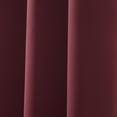 thumbnail image 3 of Quality Home Thermal Insulated Blackout Curtains - Stainless Steel Nickel Grommet Top - Burgundy - 52"W x 84"L - (Set of 2 Panels), 3 of 4