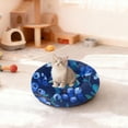 thumbnail image 3 of Pet Bed Pet Mat Cozy Removable & Washable Comfort For Cats And Dogs Blue Berry, 3 of 8