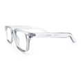 thumbnail image 6 of Classic Narrow Rectangle Horn Rim Blue Light Filter Computer Glasses [Slate], 6 of 8
