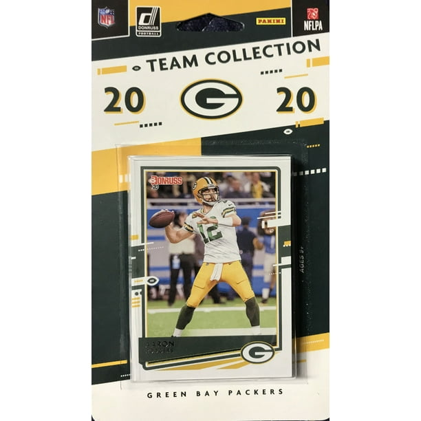 Donruss Green Bay Packers 2020 Donruss Factory Sealed 10 Card Team Set With Aaron Rodgers And Brett Favre Plus A Jordan Love Rated Rookie Card Walmart Com Walmart Com