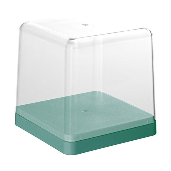 Boîte de Rangement Empilable pour Poupée Action Collectibles Conteneur Vert