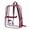 Burgundy, variant on Clear Travel Backpack for Stadium Events Stadium Backpack Waterproof 15" x 5" x 11", Clear Bag for Adult Concert Sport Work Stadium Events (Royal Blue)