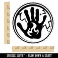 thumbnail image 2 of Sorcerer Elemental Fire Magic Self-Inking Rubber Stamp Ink Stamper - Purple Ink - Large 1-1/2 Inch, 2 of 7