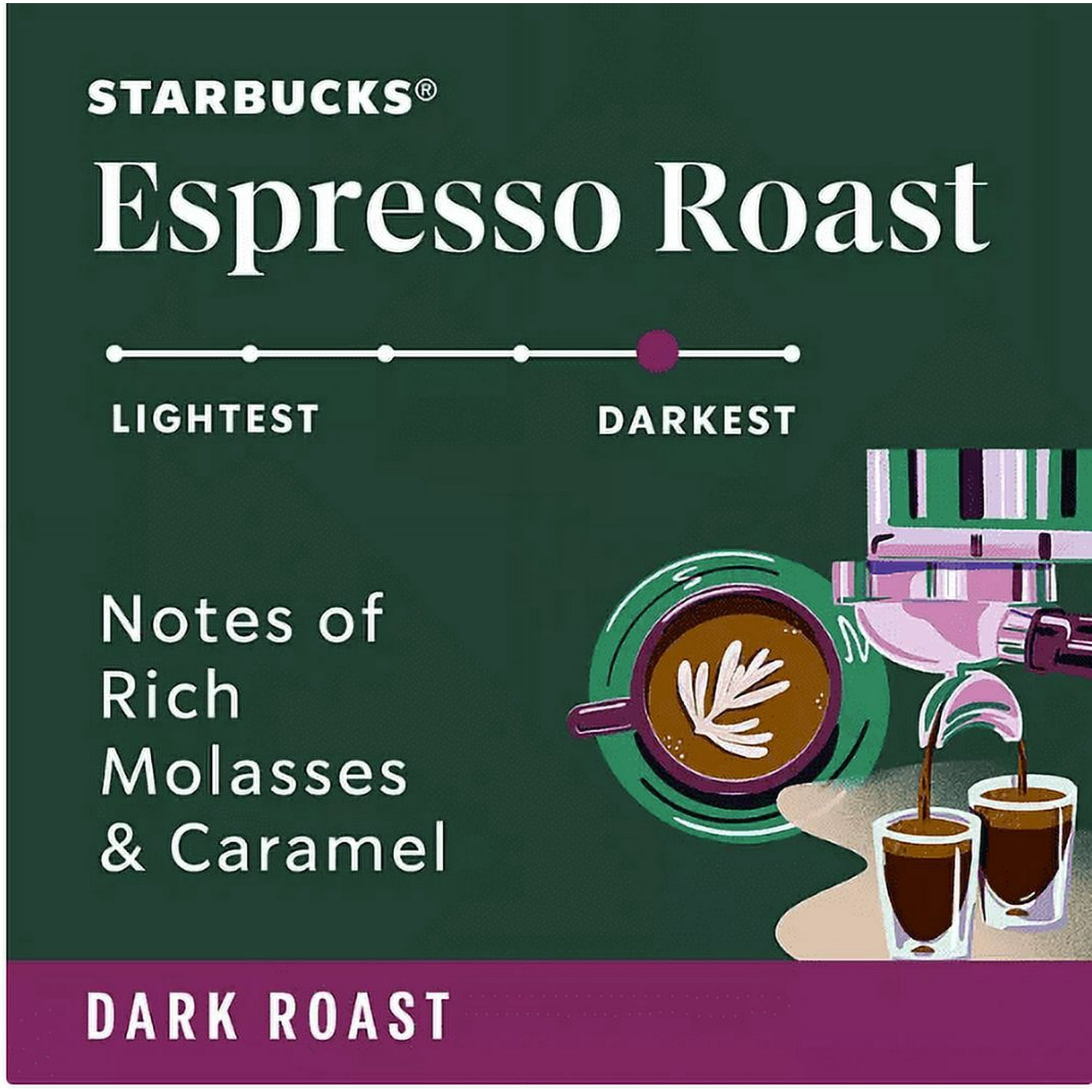 Starbucks Whole Bean Coffee, Espresso Roast Dark (40 oz.)