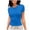 A-Blue38, variant on XIAOCHA Women's Slim Fit Basic Tee Short Sleeve Top for Casual Style
