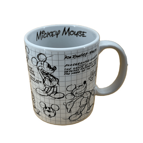 Disney 11 oz Mickey & Friends Sketchy Ceramic Mug