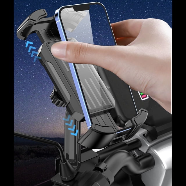 ddioayh Support de Téléphone Fixe Résistant aux Chocs pour Vélo Électrique Moto Montagne