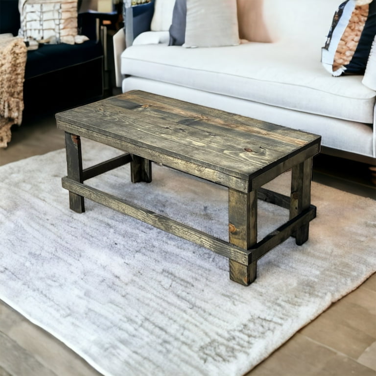 Dark pine coffee table online