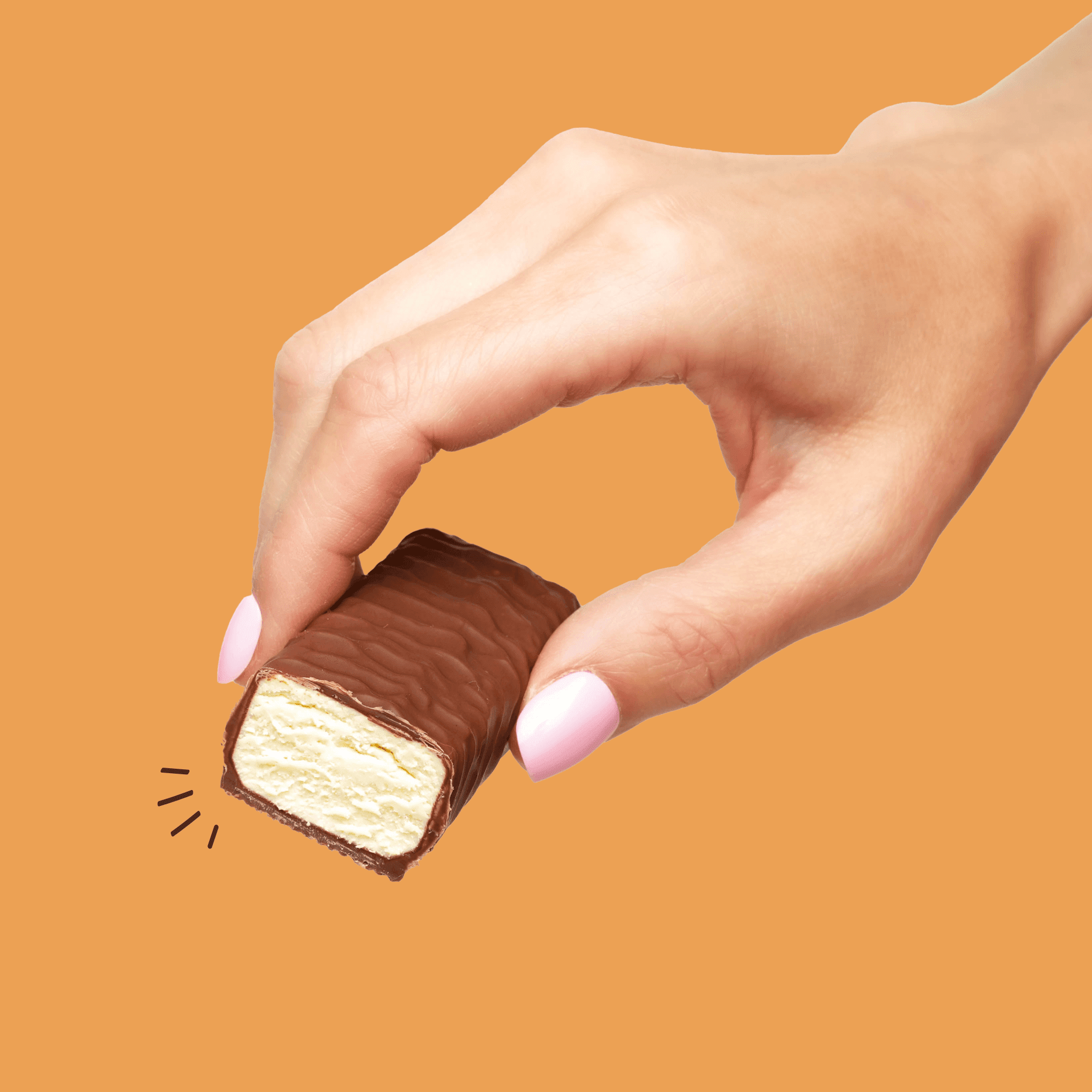 Clio Vanilla Greek Yogurt Bar in Chocolatey Coating, 1.76 oz, 4 Ct