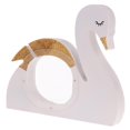 thumbnail image 1 of cisne de madera, caja para monedas, independiente, para niñas, niños, habitación de bebé, adorno decorativo Oro SM SunniMix Cisne de madera, 1 of 8