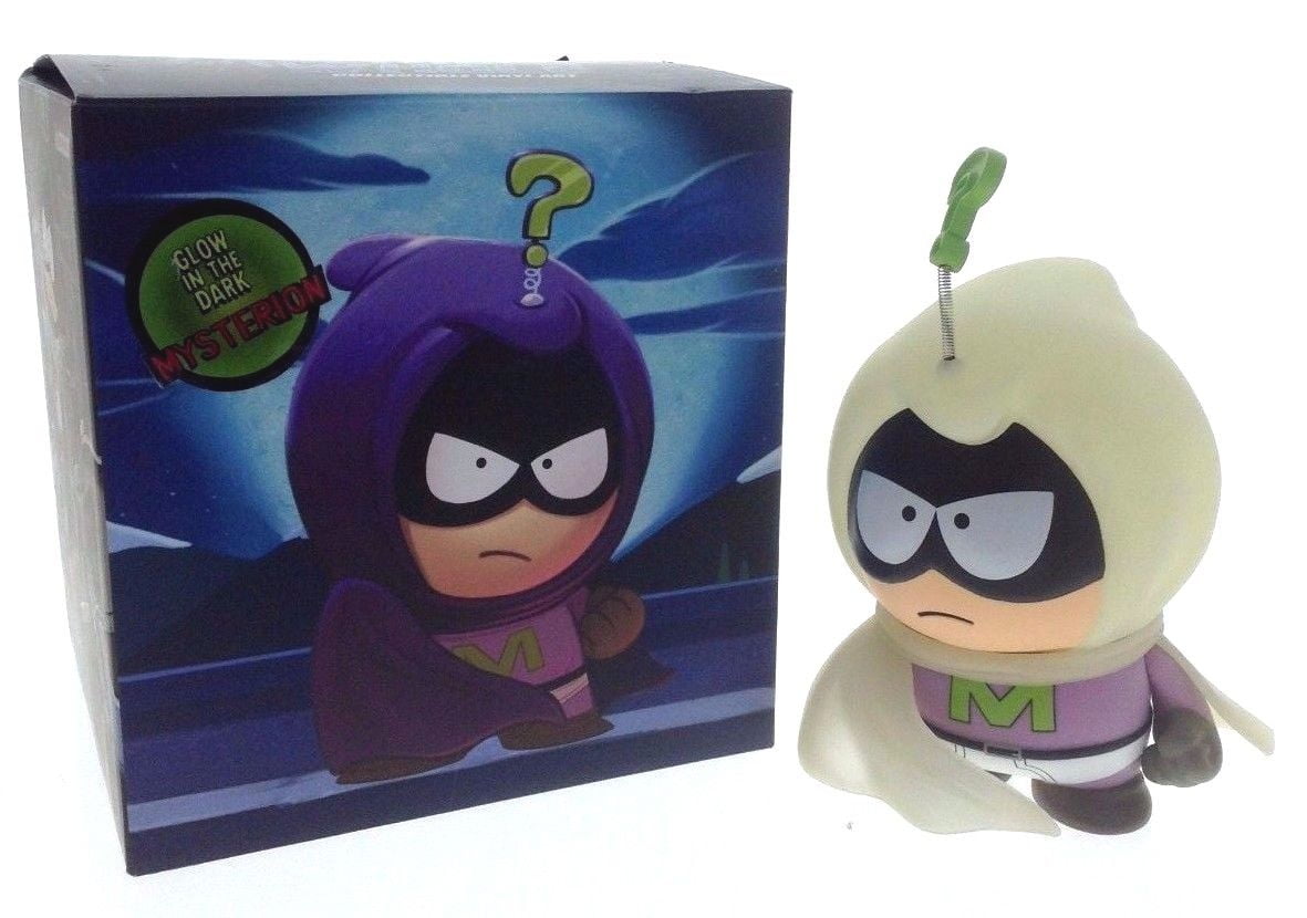 Kidrobot South Park The Fractured But Whole Mysterion Figure SUPERCOOL Glows 7”