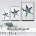 thumbnail image 4 of Sea Star Framed Premium Gallery Wrapped Canvas - Ready to Hang - 25 x 37 - Black Floating Frame, 4 of 9