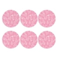 thumbnail image 2 of Disketp Breast Cancer Awareness Funny Coasters,6 Pcs Leather Coasters With Holder, Perfect Housewarming Hostess Gifts,Protect Furniture From Water Marks Scratch And Damage, 2 of 9