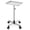 Silver, variant on NTGFU 38.5'' H X 17.8'' W Utility Cart with Wheels,Salon Rolling Tray Height Adjustable, Premium Aluminum Salon Tray Used for Tattoo Tray, Salon Tool/Color Tray, Beauty Spa Tray - Pink
