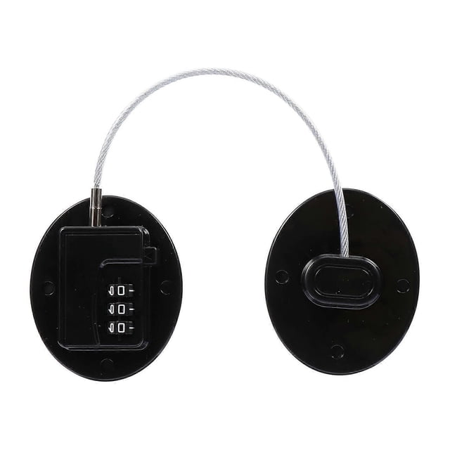 Refrigerator Door Lock File Cabinet Lock Drawer Lock Child Safety Lock (Black)