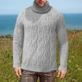 thumbnail image 5 of Gibobby Suéter cuello redondo hombre Suéteres para hombres, cuello redondo(Gris,Extra Grande), 5 of 5