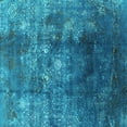 thumbnail image 1 of Ahgly Company Indoor Square Persian Turquoise Blue Bohemian Area Rugs, 8' Square, 1 of 4