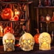 thumbnail image 5 of Estatua de esqueleto brillante, Estatuas de esqueleto brillantes de Halloween Decoraciones de Halloween Estatuas de esqueleto de Halloween Rendimiento sólido, 5 of 5
