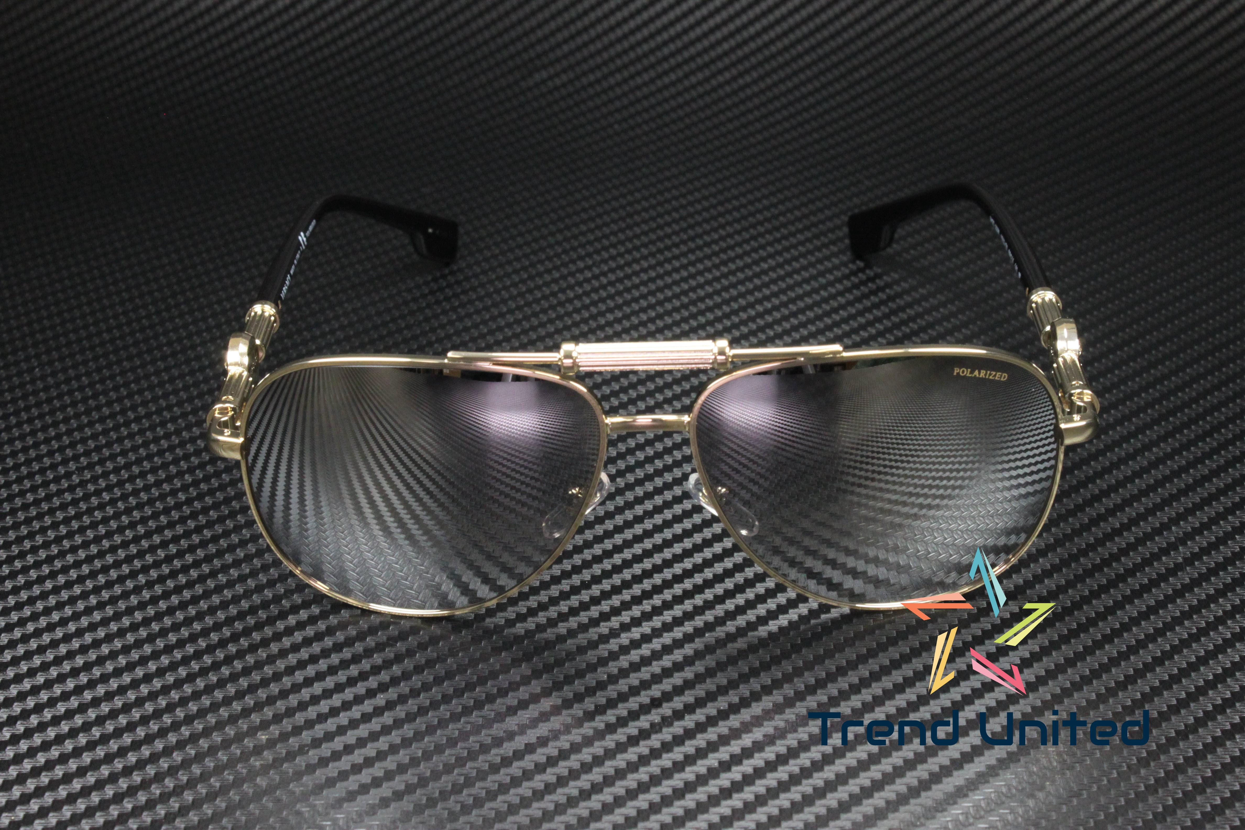 Versace VE2236 sunglasses polar grey mirror silver lenses One Size Authentic Free Shipping! Versace Polarized Grey Mirror Silver Pilot  main image 3
