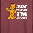 thumbnail image 3 of Garfield - Pretend Im Listening - Women's Lightweight French Terry Long Sleeve Shirt, 3 of 5