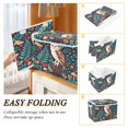 thumbnail image 4 of 40L Lidded Home Storage Bins Foldable Storage Box with Handle for Home Bedroom Closet, Woodland Barn Printed, 4 of 7