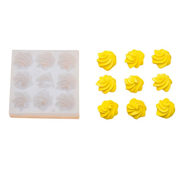 Molde para artesanías de silicona con forma de caramelo bonito, molde para dulces de chocolate y jabón DIY fondant, Style6 Feliz Sencillez
