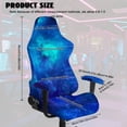 thumbnail image 2 of Whosucclay Galaxy Print Gaming Chair Covers with Armrest Covers Office Computer Game Chair Slipcovers Universal Chairs Cover for Reclining Racing Gaming Chairs, 2 of 8