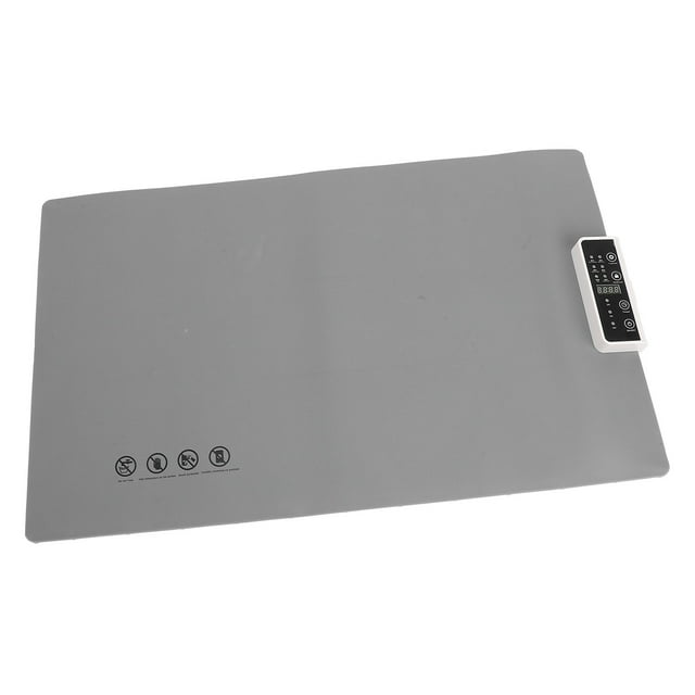 Food Warming Mat Silicone Electric Warming Tray, Food Warmer, Heater Pad with 5 Temp Levels and Timer