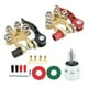 thumbnail image 1 of Terminal De Batería De 4, Conector De Cable De Batería Universal De 2 Piezas De Latón Para Postes SAE JIS Tipo A Para Camión De Automóvil, 1 of 7