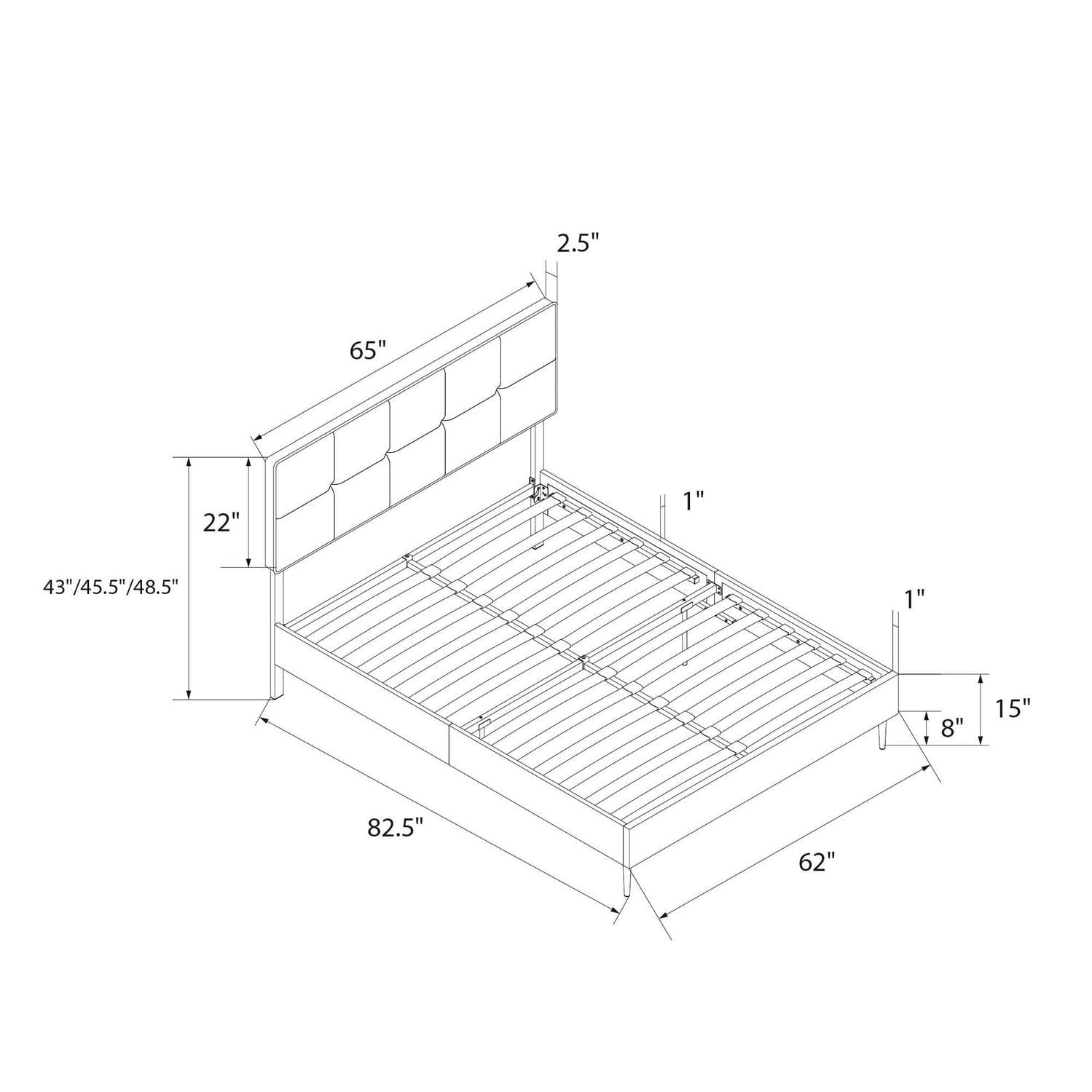 Lit rembourré Wimberly
