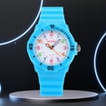 thumbnail image 1 of Reloj de cuarzo impermeable de 30 m con retroiluminación LED Calendario de cuenta regresiva para niños, 1 of 8